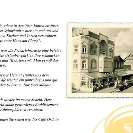 Gaestehaus Cafe Orth 21 Appartement *